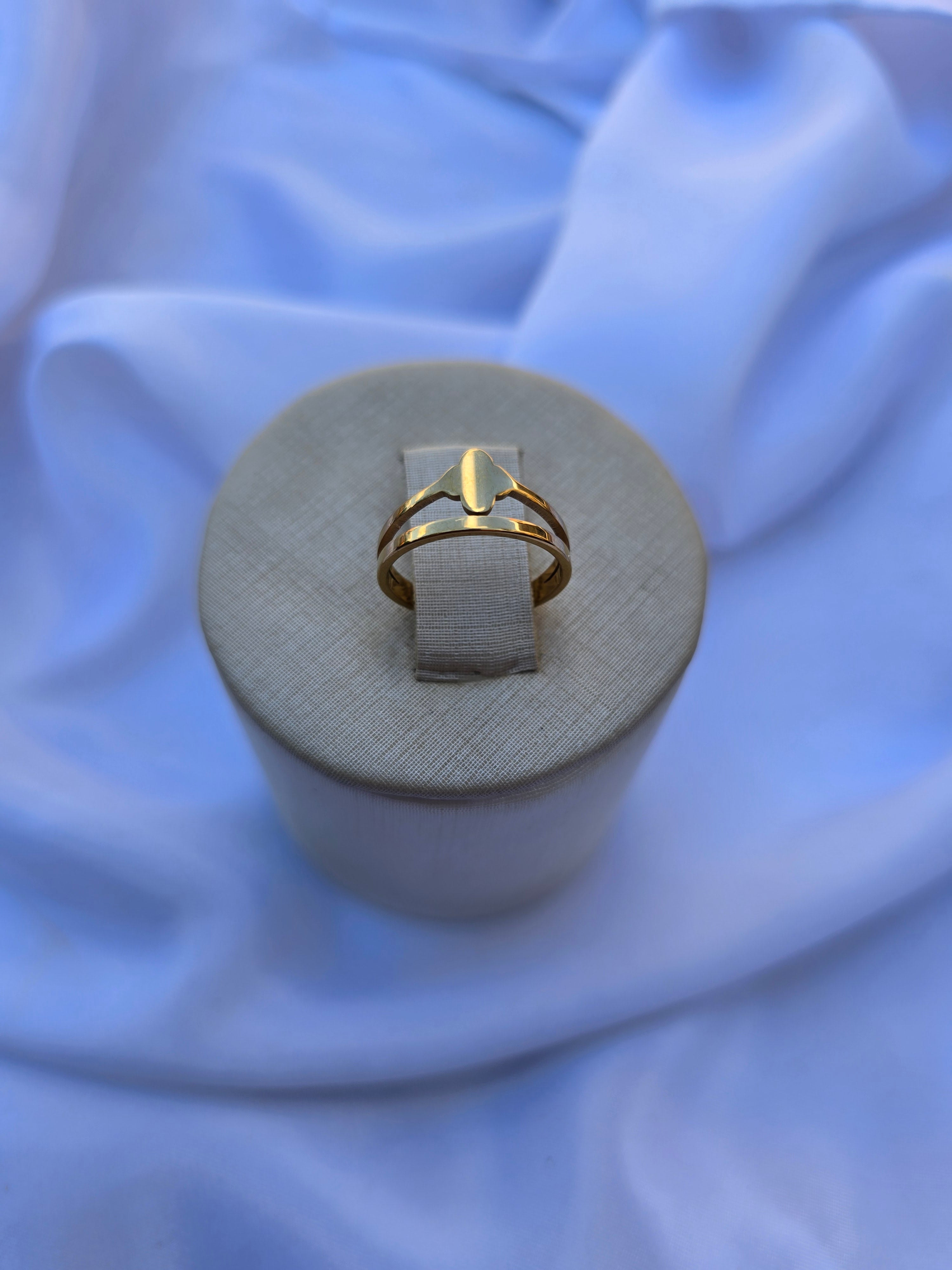Anel Aurora Dourado Elegance