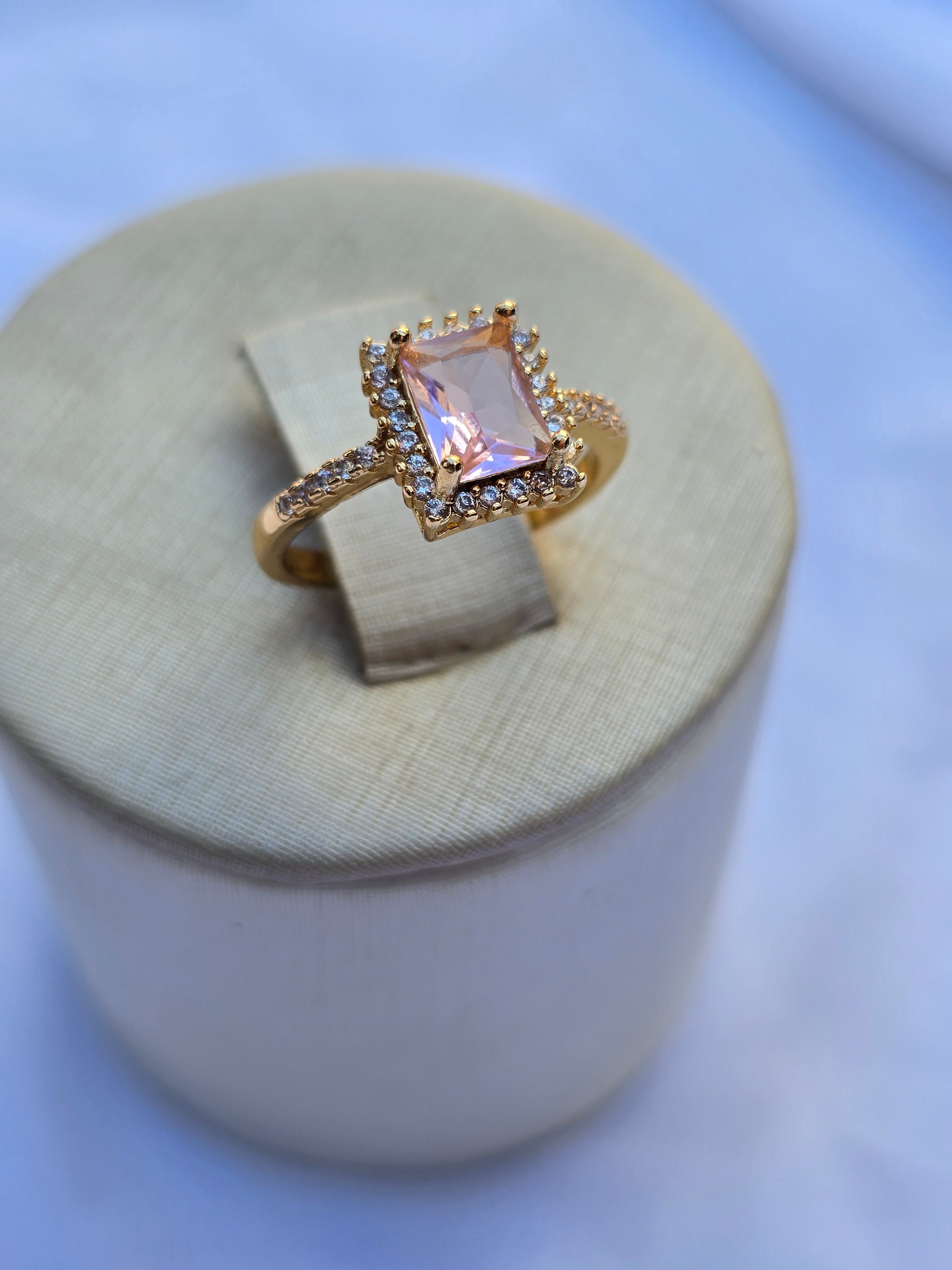 Anel Aurora Rose Imperial