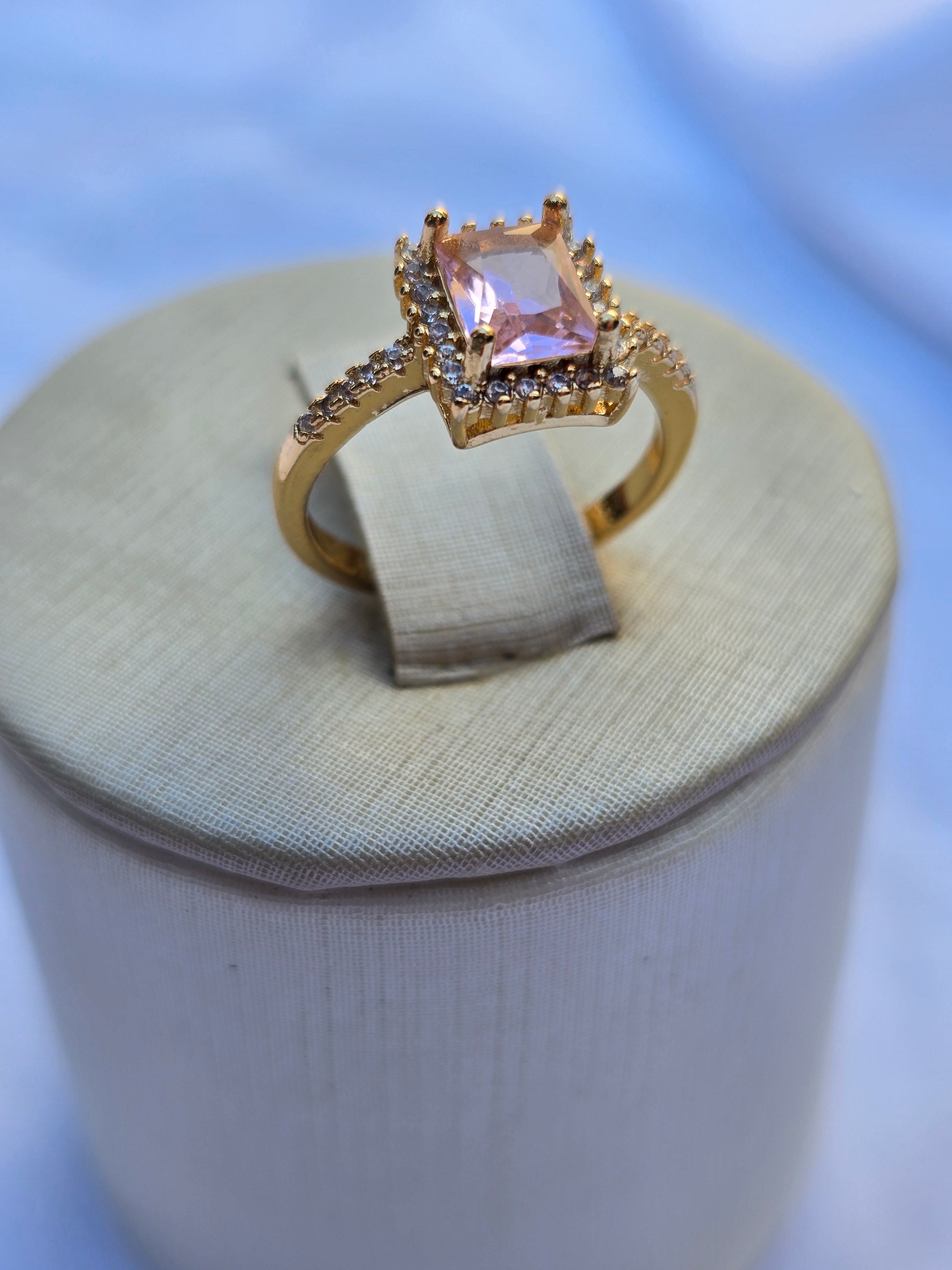 Anel Aurora Rose Imperial