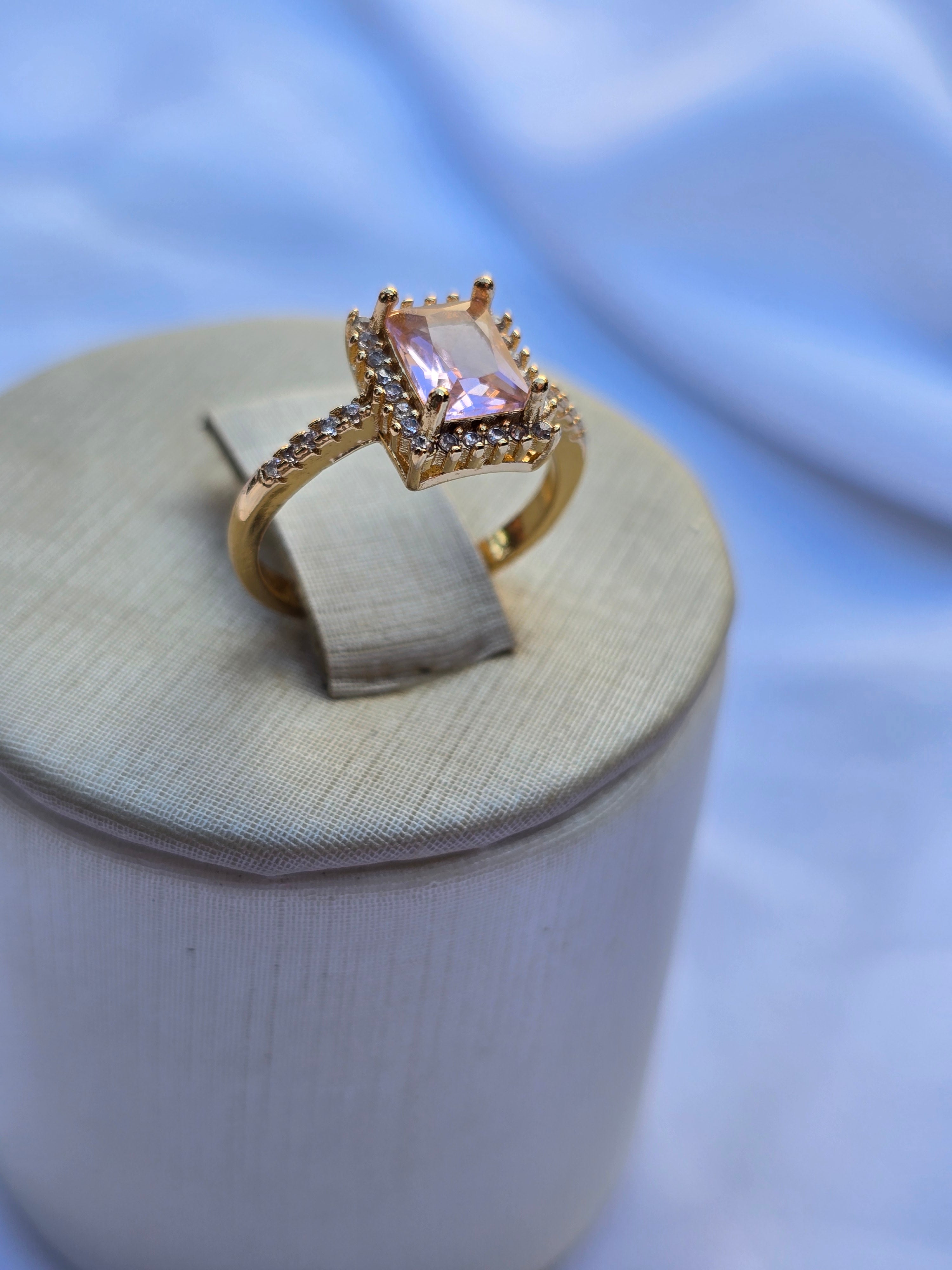 Anel Aurora Rose Imperial