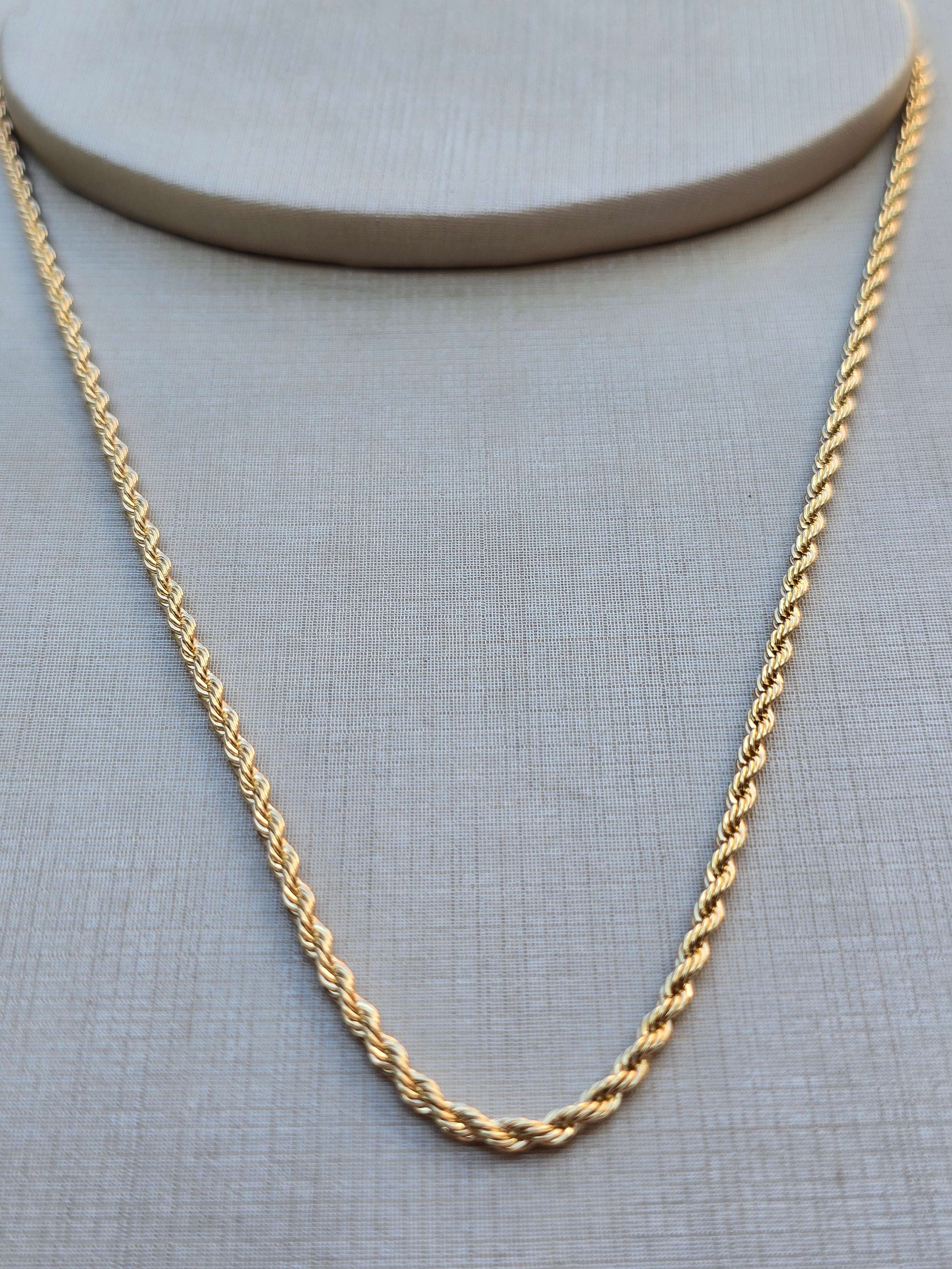 Colar Elo Torcido Dourado Elegance