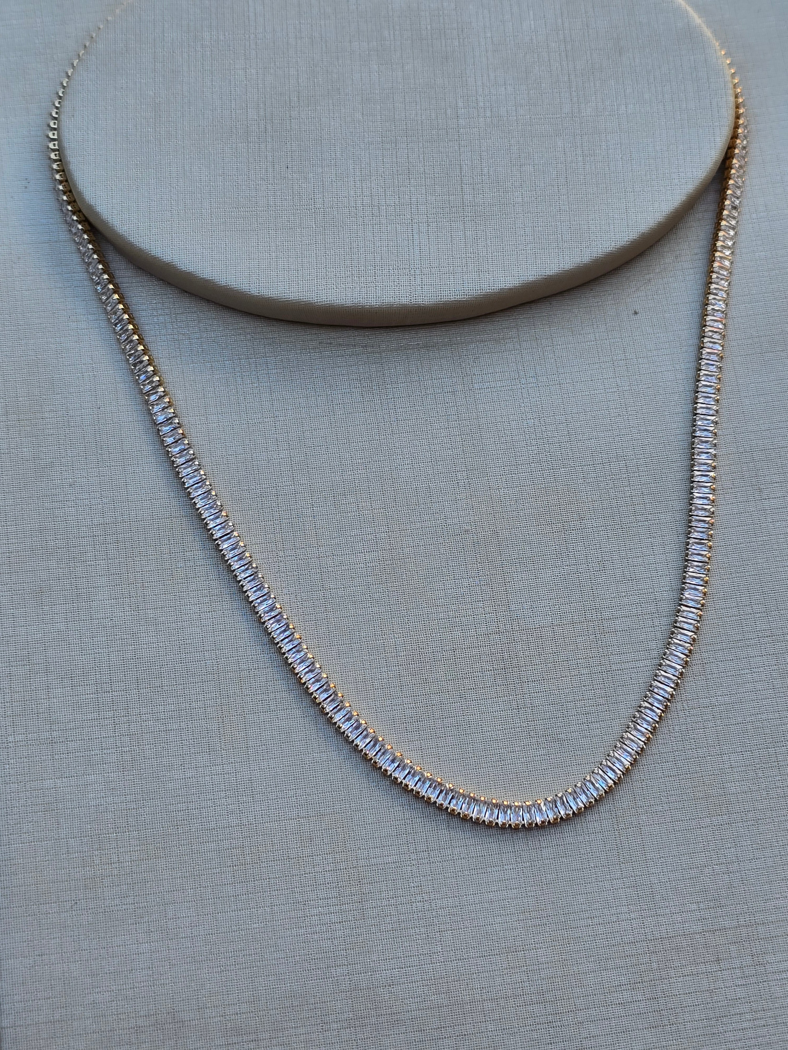 Conjunto Aurora Baguette Dourado