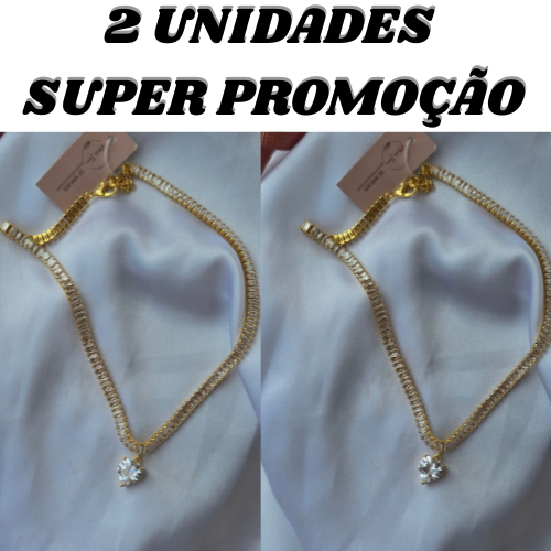 Colar Revieira Coração Premium by Meire – Leve 2 e Economize