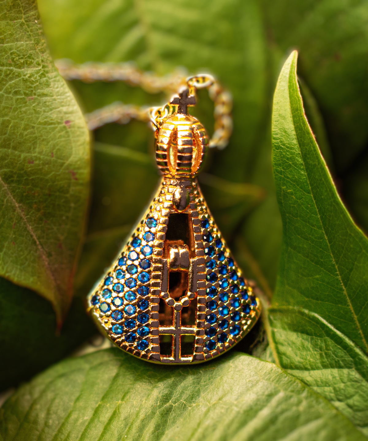 (COMPRE 1 LEVE 2) Colar Nossa Senhora Aparecida -  e Banhado a Ouro 18k