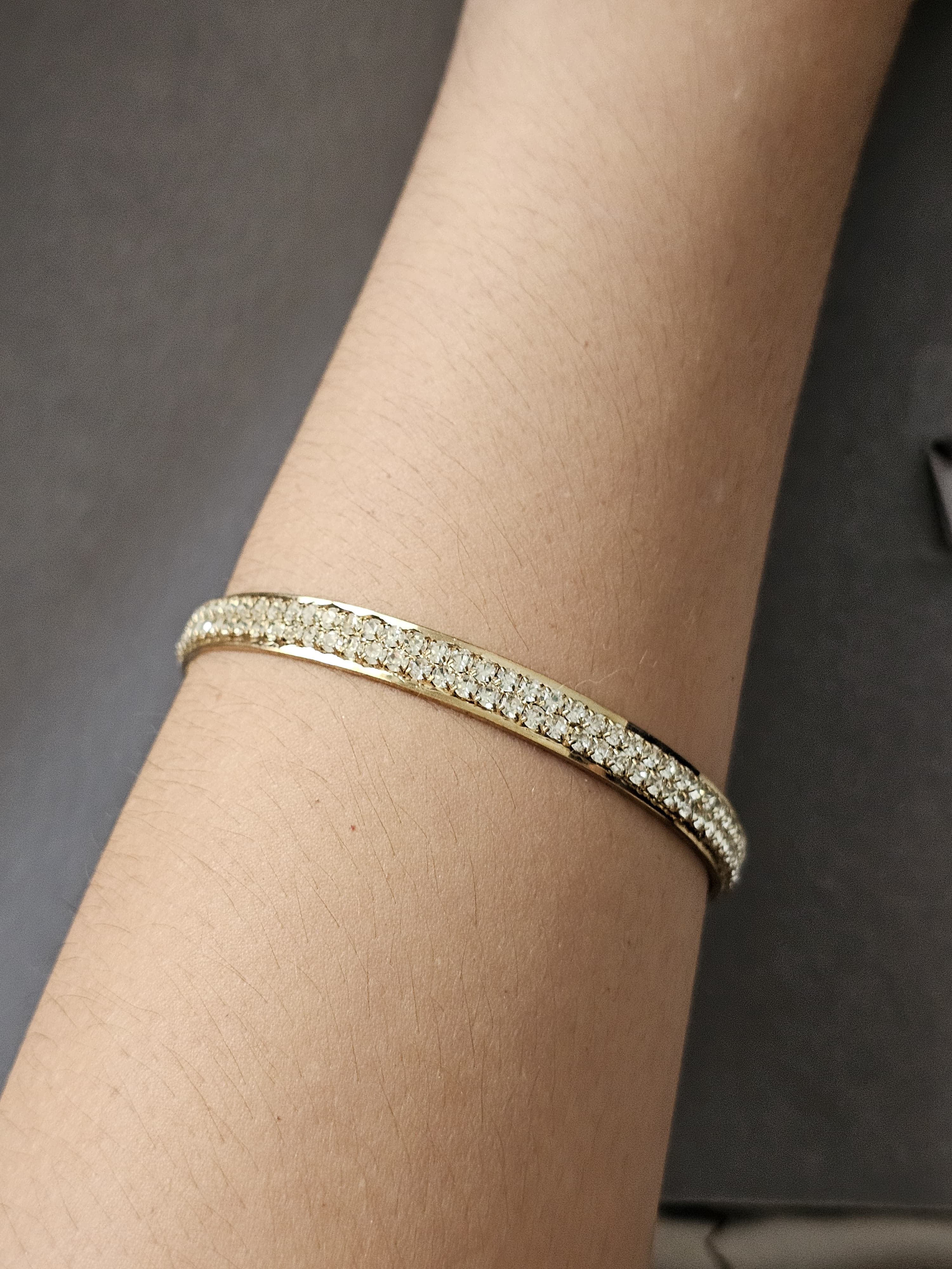 Pulseira Riviera Clássica Banhada a Ouro 18K