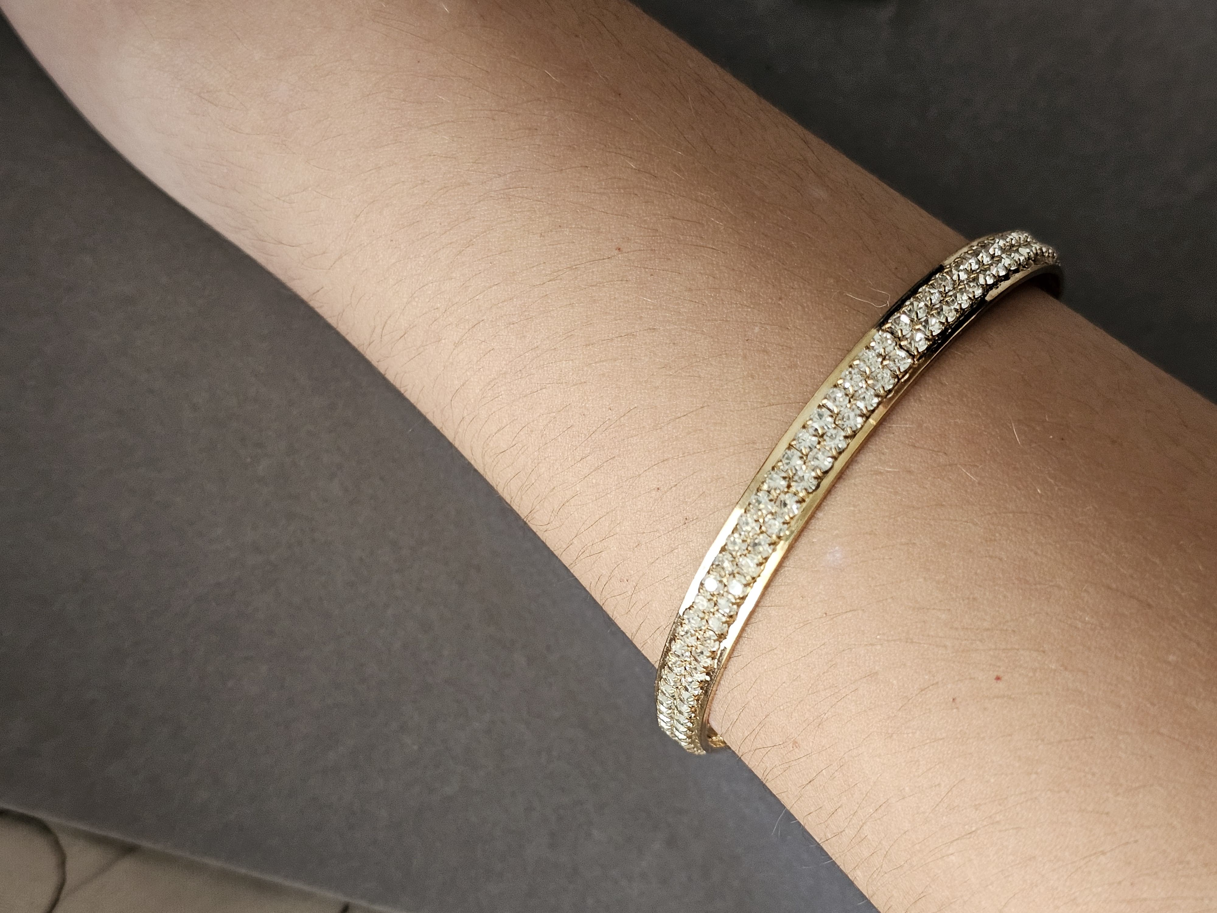 Pulseira Riviera Clássica Banhada a Ouro 18K